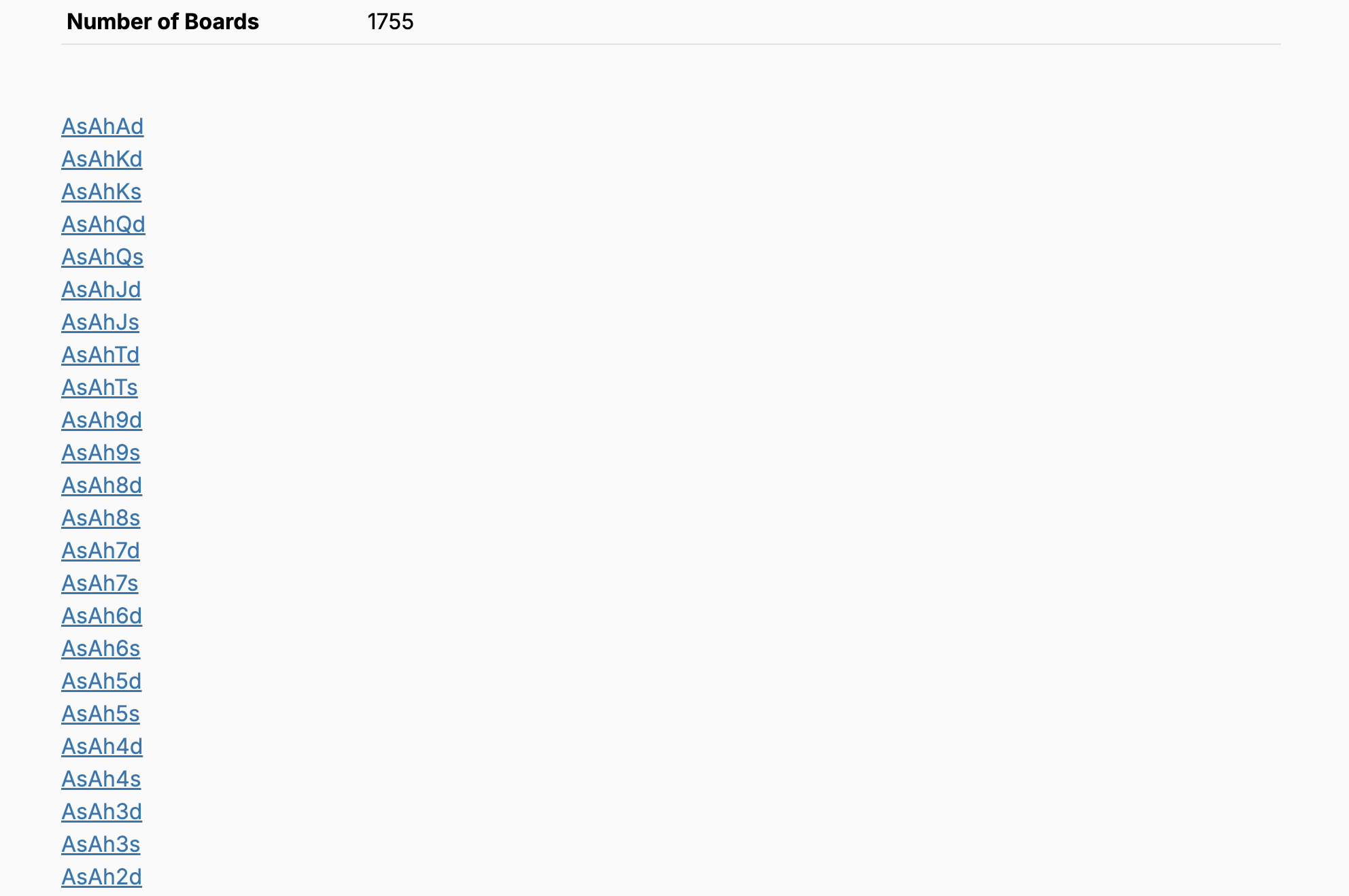 The download page for a job